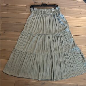 Anthropologie Women’s Sage Green Boho Skirt
